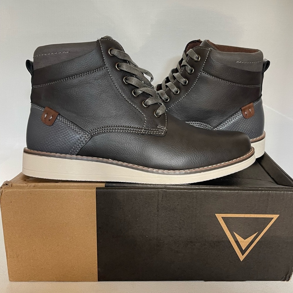 Vance Co. Evans Ankle Boot, Men's Size 9,5 M, Grey NEW MSRP $64.99